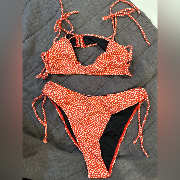 Wild Waters Animal Lace-Up Bikini Set - Picture 5 of 11